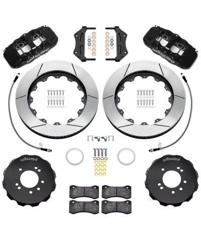 KIT GROS FREINS AVANT RAINURES AEROLITE 6 PISTONS (355MM) NISSAN R33 GT-R (95-98) - WILWOOD