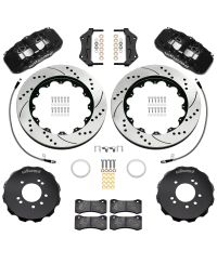 KIT GROS FREINS AVANT PERCES & RAINURES AEROLITE 6 PISTONS (355MM) NISSAN R33 GT-R (95-98) - WILWOOD
