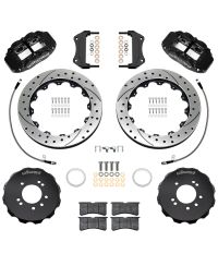 KIT GROS FREINS AVANT PERCES & RAINURES SUPERLITE 6 PISTONS (327MM) NISSAN R34 GT-R (99-02) - WILWOOD