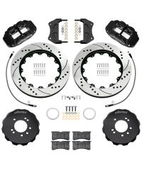 KIT GROS FREINS AVANT PERCES & RAINURES SUPERLITE 6 PISTONS (355MM) NISSAN R34 GT-R (99-02) - WILWOOD