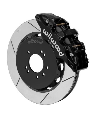 KIT GROS FREINS AVANT RAINURES AEROLITE 6 PISTONS (355MM) NISSAN R34 GT-R (99-02) - WILWOOD