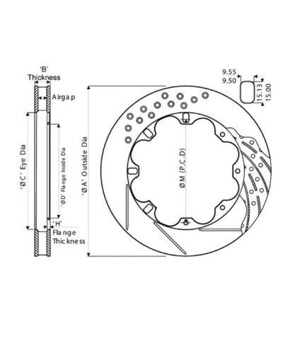 SET DISQUES DE FREIN NISSAN 350Z APRACING