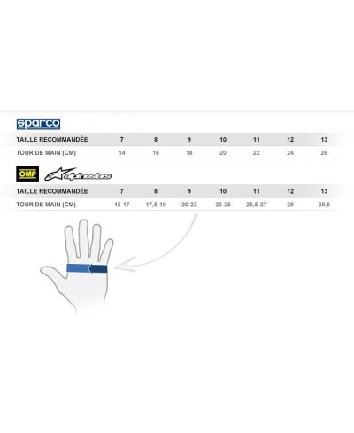 GANTS PILOTE FIA TIDE RG-9 SPARCO