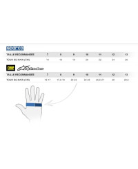 GANTS PILOTE FIA TIDE RG-9 SPARCO