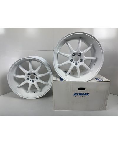 SET 2 JANTES EMOTION D9R 19X10.5 ET23 5X114.3 WHITE (WHT) - WORK WHEELS 