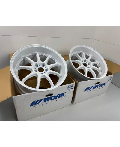 SET 2 JANTES EMOTION D9R 19X10.5 ET23 5X114.3 WHITE (WHT) - WORK WHEELS 