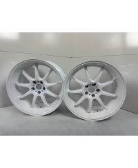 SET 2 JANTES EMOTION D9R 19X10.5 ET23 5X114.3 WHITE (WHT) - WORK WHEELS 