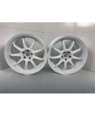 SET 2 JANTES EMOTION D9R 19X9.5 ET30 5X114 WHITE (WHT) - WORK WHEELS 