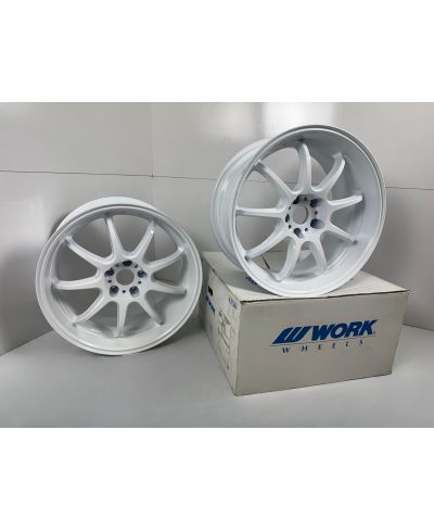 SET 2 JANTES EMOTION D9R 19X9.5 ET30 5X114 WHITE (WHT) - WORK WHEELS 