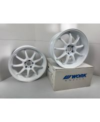 SET 2 JANTES EMOTION D9R 19X9.5 ET30 5X114 WHITE (WHT) - WORK WHEELS 