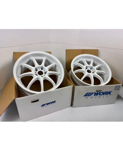 SET 2 JANTES EMOTION D9R 19X9.5 ET30 5X114 WHITE (WHT) - WORK WHEELS 