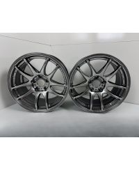 SET 2 JANTES EMOTION KIWAMI 17X9 ET28 5X114 GTSILVER (GTS) - WORK WHEELS 