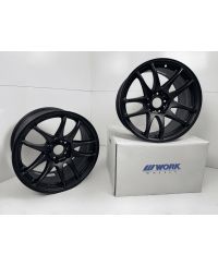 SET 2 JANTES EMOTION KIWAMI 17X9 ET28 5X114 MAT BLACK (MBL)- WORK WHEELS