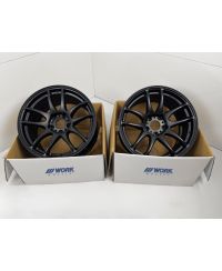SET 2 JANTES EMOTION KIWAMI 17X9 ET28 5X114 MAT BLACK (MBL)- WORK WHEELS