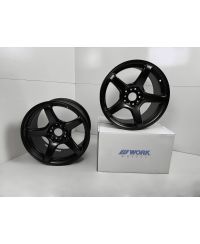 SET 2 JANTES EMOTION T5R 17X9 ET38 5X114 MAT GRAPHITE (MGK) - WORK WHEELS 