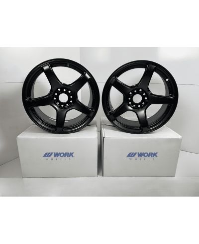 SET 2 JANTES EMOTION T5R 17X9 ET38 5X114 MAT GRAPHITE (MGK) - WORK WHEELS 