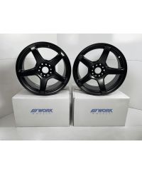 SET 2 JANTES EMOTION T5R 17X9 ET38 5X114 MAT GRAPHITE (MGK) - WORK WHEELS 