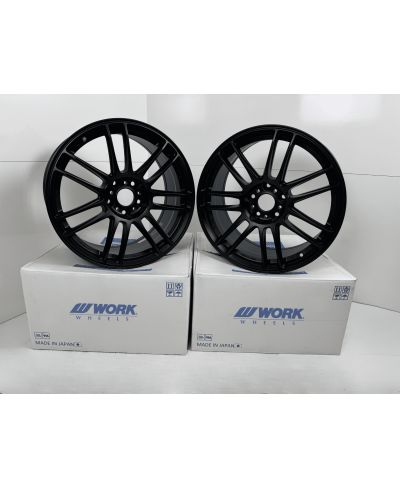 SET 2 JANTES EMOTION ZR7 18X9 ET38 5X114 MAT BLACK (MBL) - WORK WHEELS 