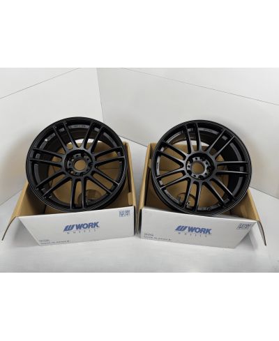 SET 2 JANTES EMOTION ZR7 18X9 ET38 5X114 MAT BLACK (MBL) - WORK WHEELS 