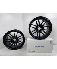 SET 2 JANTES EMOTION ZR7 18X9 ET38 5X114 MAT BLACK (MBL) - WORK WHEELS 