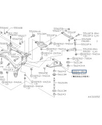 TRIANGLE ARRIERE DROIT S13 NISSAN 