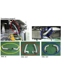 KIT PIPING ECHANGEUR GTR R35 HKS