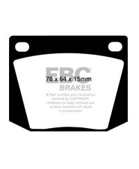PLAQUETTES DE FREIN AVANT YELLOW STUFFFORD - EBC BRAKES